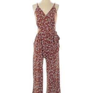 NWT Floral Print Jumpsuit